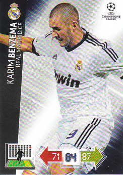 Karim Benzema Real Madrid 2012/13 Panini Adrenalyn XL CL #232